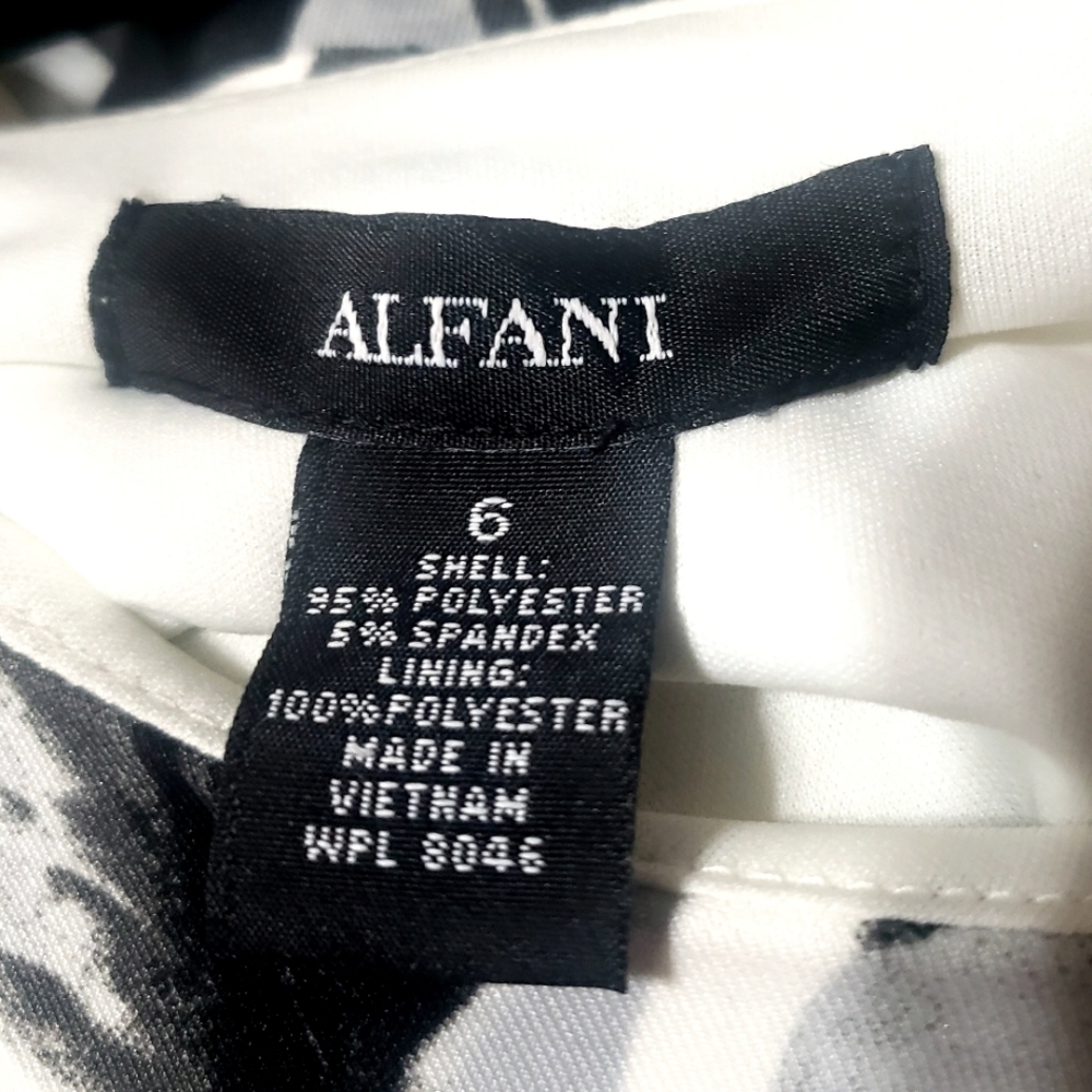 Alfani NWT Sz 6 Luxe Jungle Botanical Print Dress - Picture 10 of 12